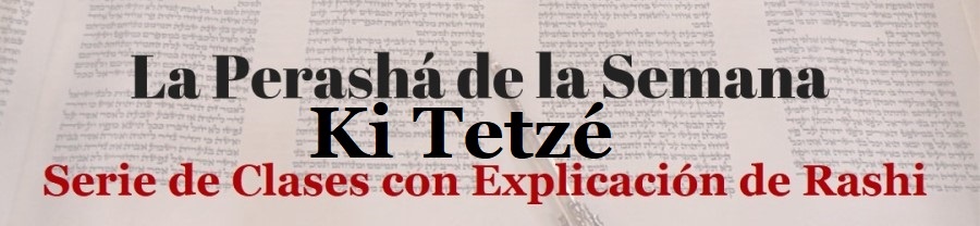 Perashá-Pag inicio con Rashi 900 208 Ki Tetzé